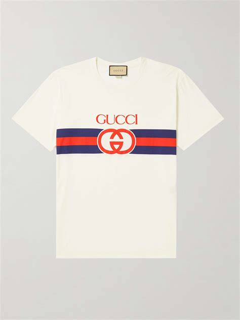 yellow gucci stripe shirt|Gucci jersey t shirt.